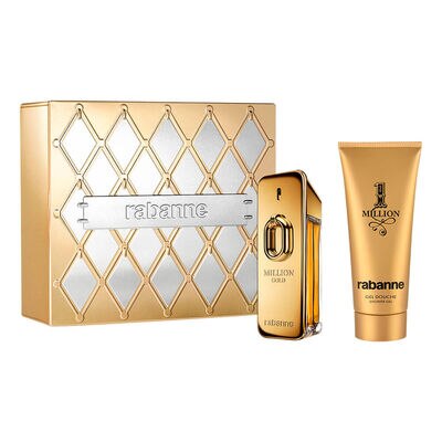 Kit Coffret Rabanne Million Gold Masculino Eau de Parfum Intense
